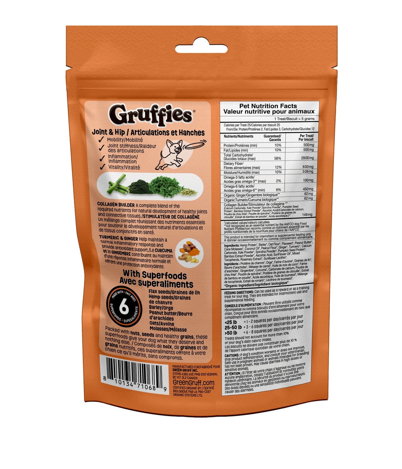 Gruffies Joint & Hip Dog Treats