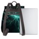 thumbnail image 3 of Easygdp Green Lightning Flash Mochila de Cuero para Mujeres, Bolso de Hombro, Bolsos de Mano de Moda para Trabajo y Viajes, 3 of 4