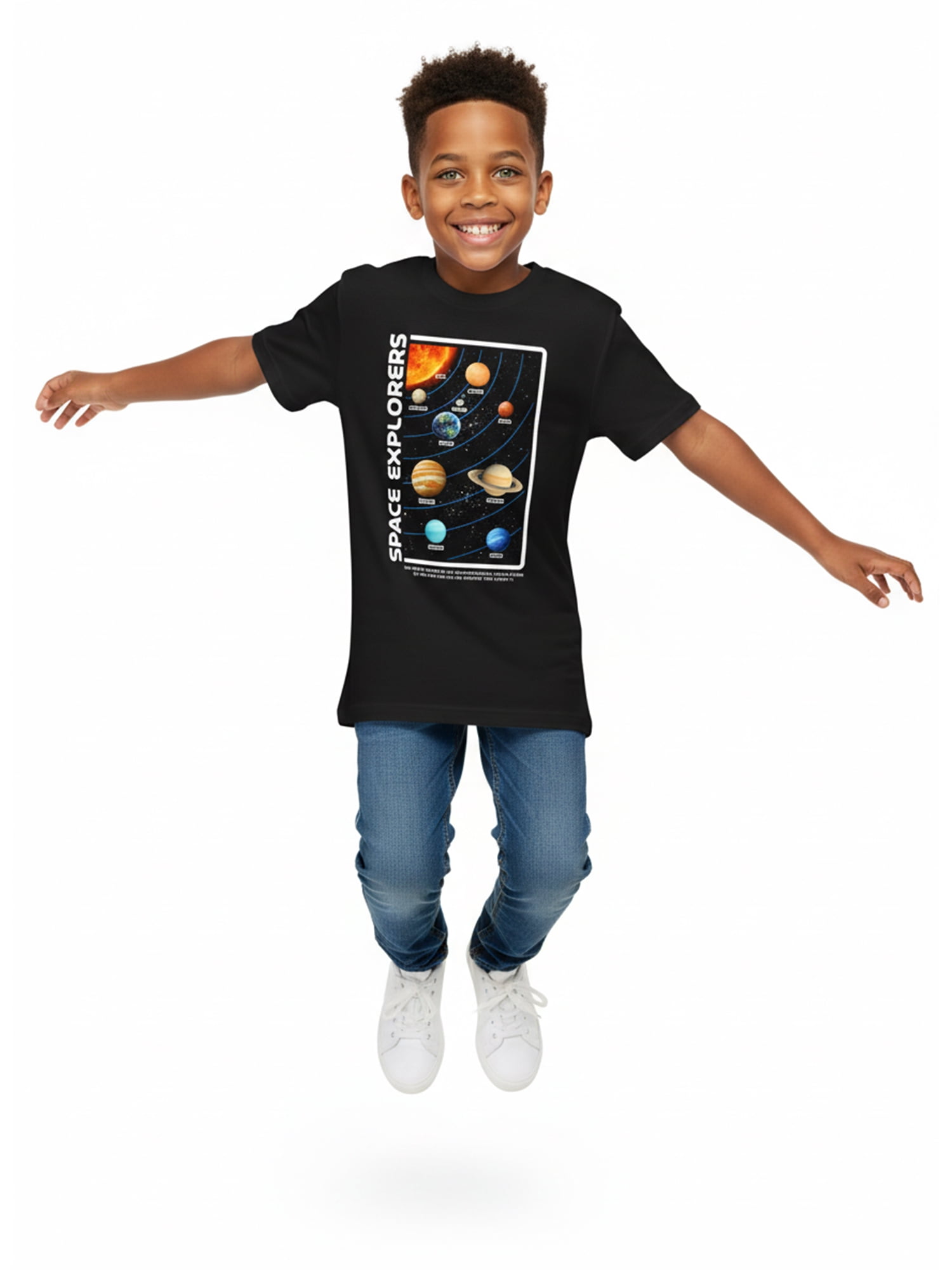 Wonder Nation, Boys' Graphic T-Shirt, Space Explorers, Sizes 4-18