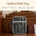 thumbnail image 7 of Xixirimido American Flag Liberty Print Bible Cover Case for Women Men, United States 250th Anniversary Bible Cover with Handle Quilted Bible Carrying Case Bag Bible Accessories, 7 of 7