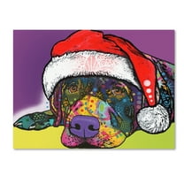 Trademark Fine Art 'Savvy Labrador Christmas' Canvas Art by Dean Russo