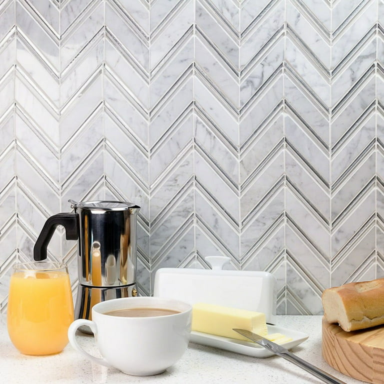 Regal Winter Magic Marble Mosaic Tile Regal Winter Magic Marble Mosaic Tile