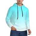 thumbnail image 5 of Mens Tie Dye 3D Print Gradient Pullover Hoodie Long Sleeve Sport Outwear Hooded Sweatshirt Solid Tops Hoodies, 5 of 7