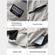 thumbnail image 2 of Naiovety Chaleco de aire acondicionado refrescante con ajuste de volumen de aire de tres velocidades y tela resistente al desgaste. Ropa Deportiva, Zapatos gris l, 2 of 6