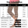 thumbnail image 3 of MLQIDK Army Green Crop Capri Pants for Women Crop Capris Elastic Waist Knee Length Pedal Pushers Dressy Casual Pedal Pushers with Pockets Army Green XL, 3 of 5