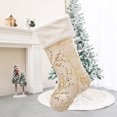 thumbnail image 7 of Xuniizn Christmas Stockings Bulk, Assorted Festive Xmas Stockings for Fireplace Mantel Decor, Traditional Holiday Ornaments, Christmas Decorations for Home, Plush, Beige, 7 of 7
