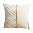 thumbnail image 2 of Tyidzon Modern Decorative Throw Pillow Covers Soft Comfortable Pillow Cases Solid Color Pillowcases for Sofa Couch Bedroom Living Room Home Decor, White, 2 of 7