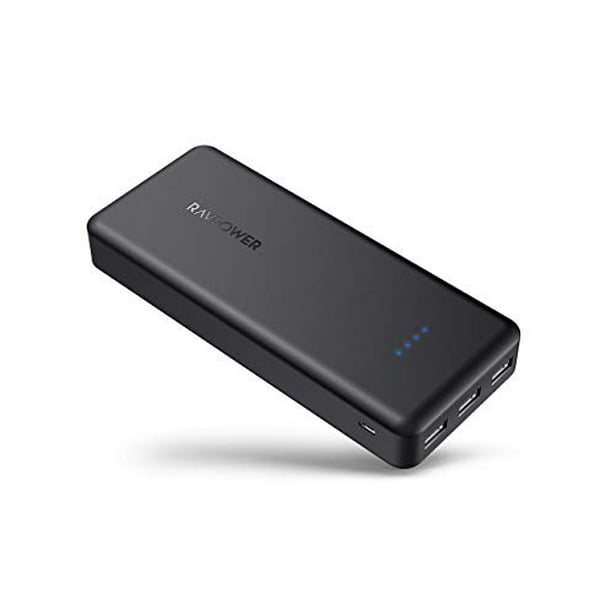 Portable Charger RAVPower 22000mAh Power Bank External Battery Pack with 5.8A Output 3 iSmart USB Ports Compatible with iPhone 12 Mini Pro Max 11 Pro X XS Samsung S10 Note10 - Walmart.com