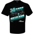 thumbnail image 2 of Men's Checkered Flag Black Todd Gilliland First Phase Groove T-Shirt, 2 of 3