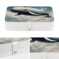 thumbnail image 4 of Whale Premium PU Leather Jewelry Box Organizer with Removable Compartment and Portable Bracelet Holder, 4 of 6