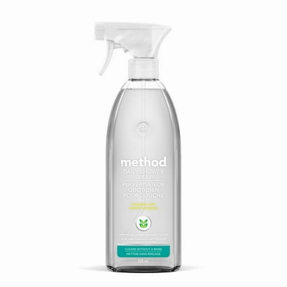 Method Vaporisateur Nettoyant Quotidien pour Douche, Eucalyptus Menthe, 828 ml