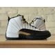 thumbnail image 2 of Ni - ke Ni - ke Air Jordan Retro XII 12 Royalty Taxi White Gold Black Men Sz 10 CT8013-170, 2 of 5
