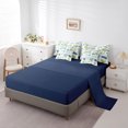 thumbnail image 3 of Erosebridal Ocean Coral Bedding Sets Twin Size, Cute Starfish Comforter Sets with Sheets, Marine Plant Reversible Bed Set, Microfiber Bedroom Decor, 7 Pieces, 3 of 6