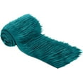 thumbnail image 6 of FabricLA Shaggy Faux Fur Roll - Acrylic Fabric 4" X 60" Inches Rolls Of Fur - Artificial Fur Material - Use Faux Fur Piece For Crafts, DIY, Hobby, Costume Design, Decoration - Dk Turquoise, 6 of 10