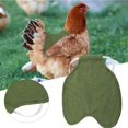 thumbnail image 3 of 4 Silla De Pollo Chaleco De Pato Protección Alitas De Pollo Chaquetas Delantales De Pollo Accesorios Para Aves De Corral - Negro Grande 22 24 Cm Rojo Verde Cocina, Decoración y Otros, 3 of 4