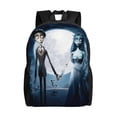 thumbnail image 1 of Tim Burton&#s Corpse Bride Backpack Laptop School Bag College Student Satchel Lightweight Basic Backpack, 1 of 1