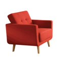 thumbnail image 2 of ACME Furniture Chaise en Lin Sisilla Rouge, 2 of 2