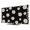 Black, White, Yellow, variant on Grey Spring Floral TV Cover for 24 Inch Screen,Stretch Fabric Dustproof TV Display Protector,Daisy Flowers Elegant Farmhouse Art Elastic Slipcover Monitor Cover for Indoor Computer 20.9"x11.8"