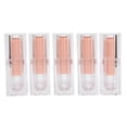 thumbnail image 1 of 5Pcs Empty Lipstick Tube Lip Balm Container Cosmetic DIY Supplies Square Transparent, 1 of 8