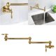 thumbnail image 5 of Grifo de Cocina de Brazo Oscilante de Cobre, Grifo de Fregadero Giratorio de 360 ​​Grados de 360 ​​Grados de Agua Plegable, Estética Industrial única para la Decoración, 5 of 7
