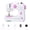 pink, variant on SolidPal Portable Mini Electric Sewing Machine, 12 Stitches 2 Speeds with Foot Pedal & LED Light for Beginners Home Use