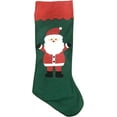 thumbnail image 4 of Happy Holidays 36in Jumbo Felt Christmas Stockings in Snowman, Reindeer, Santa - Set of 3, 4 of 5
