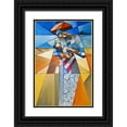 thumbnail image 1 of West, Ronald 23x32 Black Ornate Wood Framed with Double Matting Museum Art Print Titled - Madonna and Child, 1 of 4