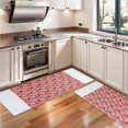 thumbnail image 3 of Kitchen Rugs Sets Of 2,Red Christmas Patchwork Pattern Anti Fatigue Kitchen Mat Rugs Non Slip Washable,Decorative Kitchen Floor Mats for Kitchen,Sink,Laundry,17"X47", 3 of 5
