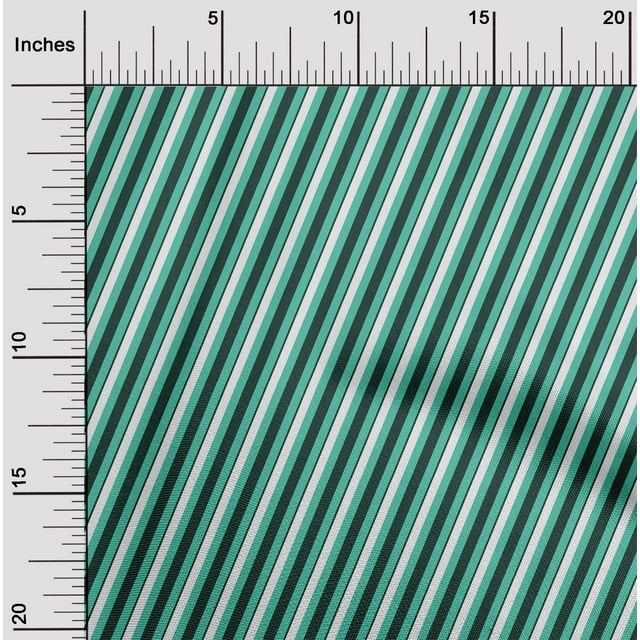 oneOone Cotton Flex Fabric Diagonal Stripe Printed Craft Fabric BTY 40 Inches Wide