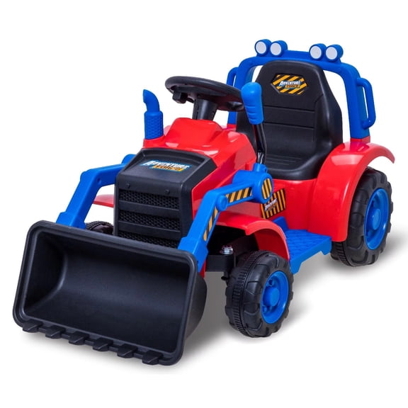 Open Box Adventure Force FB101906DTR 6 Volt Front Loader Truck, Ride On for Boys and Girls, Ride On for Toddlers