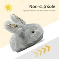 thumbnail image 4 of Toddler Slippers Boy and Girl Bunny Slippers Plush Cute Non-Slip Warm Winter Shoes, Suitable for indoor and outdoor Kids Slippers, 4 of 6