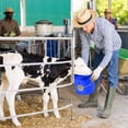 thumbnail image 6 of Little Giant 22 Quart Flat Plastic Animals Feed Bucket with Knob Bail, Blue, 6 of 9