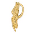 thumbnail image 2 of FJC Finejewelers 14k Yellow Gold Dolphin And Shell Cluster Slide Charm, 2 of 6