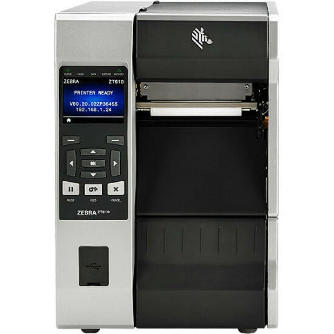 Zebra Zt610 Direct Thermal/Thermal Transfer Printer - Monochrome - Label Print - ZT61042-T210100Z