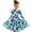 Blue, variant on Odeerbi Toddler Girls Skater Twirl A-Line Dress Long Sleeve Pleated Dancing Dress Spring Fall Dress 4-14 Years Children Love Printed Princess Dress Toddler Clothes Black