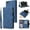 Blue, variant on Wallet Case for iPhone SE 2022 5G/iPhone 7/iPhone 8/iPhone SE 2020, Premium PU Leather Magnetic Handbag Zipper Case Kickstand Card Slots Wrist Strap Flip Cover for iPhone SE3/SE2 - Dark Green