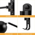 thumbnail image 2 of Dsseng Motorcycle Helmet Rack Wall Mount Stain Steel Helmet Holder 180° Rotation Helmet Hanger with Double Hook Bike Helmet Holder for Motorcycle Bike Coats Caps Baseballs Rugby Helmet, 2 of 9