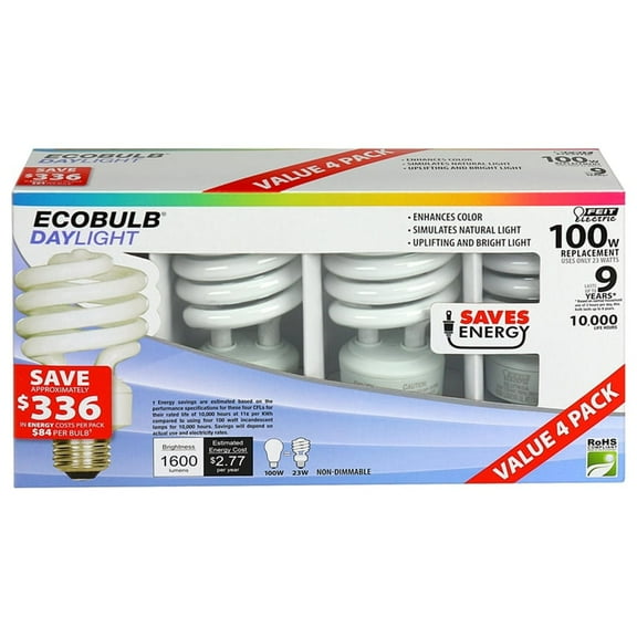 Feit Electric Medium Fluorescent Light Bulb - 1 Pack