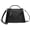 Black, variant on Women's Crocodile Print Top Handle Satchel Bag PU Leather Flap Outdoor Crossbody Shoulder Bag Retro Handbag and Purse