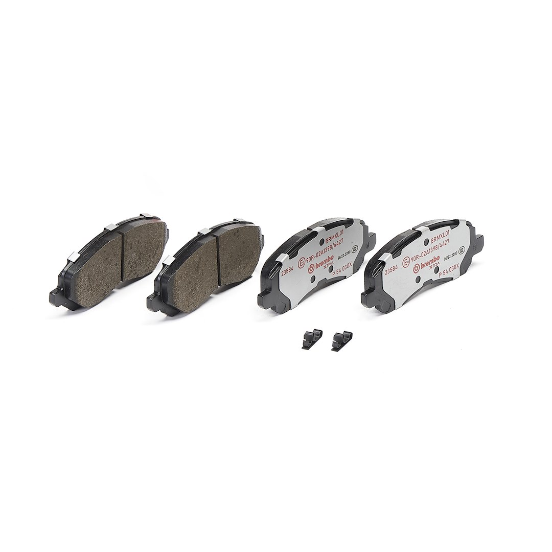 Brembo P54030X; Brake Pad; XTRALINE; FMSI Number D866-7741; Low-Metallic; Set Of 4