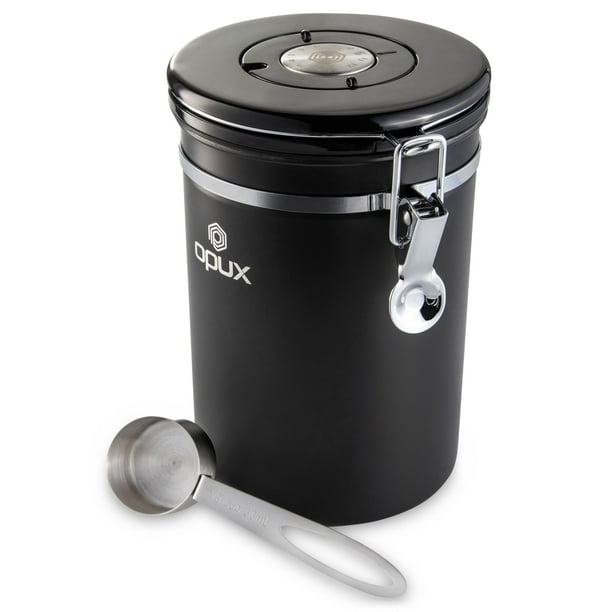 OPUX Coffee Canister Stainless Steel Airtight Coffee Container with