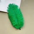 thumbnail image 1 of XmhyTop-A 10 plumas de 20-25 cm para decoración de bodas, centros de mesa y manualidades, color verde., 1 of 5