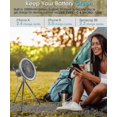 thumbnail image 4 of Camping Fan Personal Fan 10000 Mah Battery Operated, 8 In Portable Fan With Led Lantern, Power Bank, 3 Speeds, Desk Fan Outdoor Fan For Tent Camping F, 4 of 4