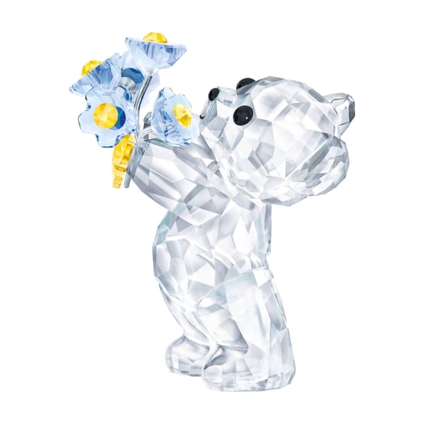 Figura decorativa Swarovski Kris Bears Forget Me Not de cristal
