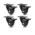 thumbnail image 1 of Ruedas Giratorias con Freno, Ruedas para Muebles de 4 x 50 mm Ruedas de Transporte Rotación de 360 ​​​​°, Ruedas para Trabajo Pesado de hasta 50 KG oso de fresa Electrónica, 1 of 5