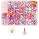 thumbnail image 1 of Cuentas para niños, Juego de cuentas para pulseras de bricolaje, collares con cuentas para niños para el alfabeto Pony, kit de fabricación de joyas, manualidades, juguetes con cuentas para niños, clásicos y joyas JM, 1 of 5