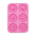 thumbnail image 2 of Silicone Donut Pan, Non-Stick Food Grade Silicone Baking Mold for Cakes, Easy Clean Donut Mold, Dishwasher & Microwave Safe, Flexible Non-Stick Dessert Pan, 2 of 9