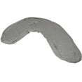 thumbnail image 2 of Allergen-Free Cover For Stress Free Side Sleeper Pillow - Soft Jersey Knit, Grey, 2 of 4