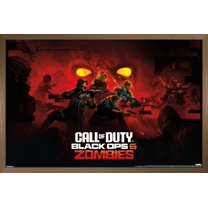 Call Of Duty: Black Ops 6 - Zombies Key Art Wall Poster, 22.375" x 34" Framed