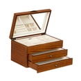 thumbnail image 3 of Mele & Co. Selma Wooden Jewelry Box in Walnut Finish, 3 of 5